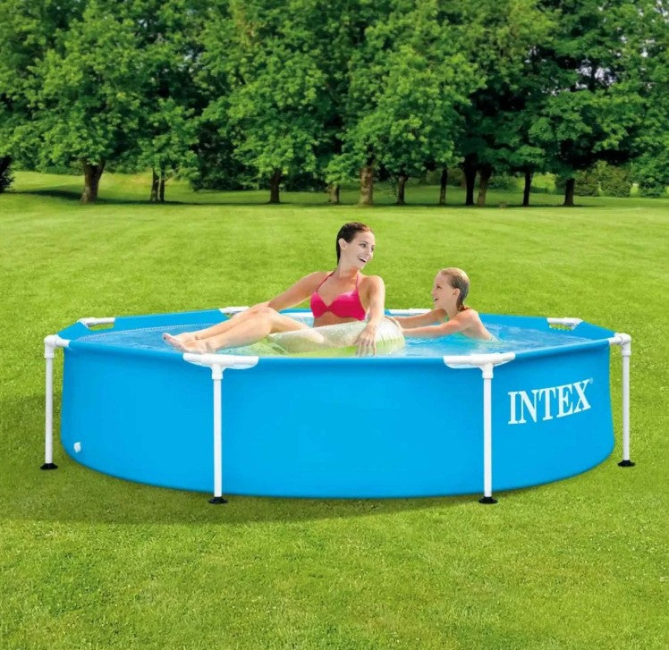 Piscina cu cadru metalic Intex, supraterana, rotunda, 250 x 55 cm