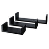 Set 3 rafturi, Wenge - MaxiBuy
