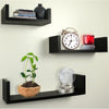 Set 3 rafturi, Wenge - MaxiBuy