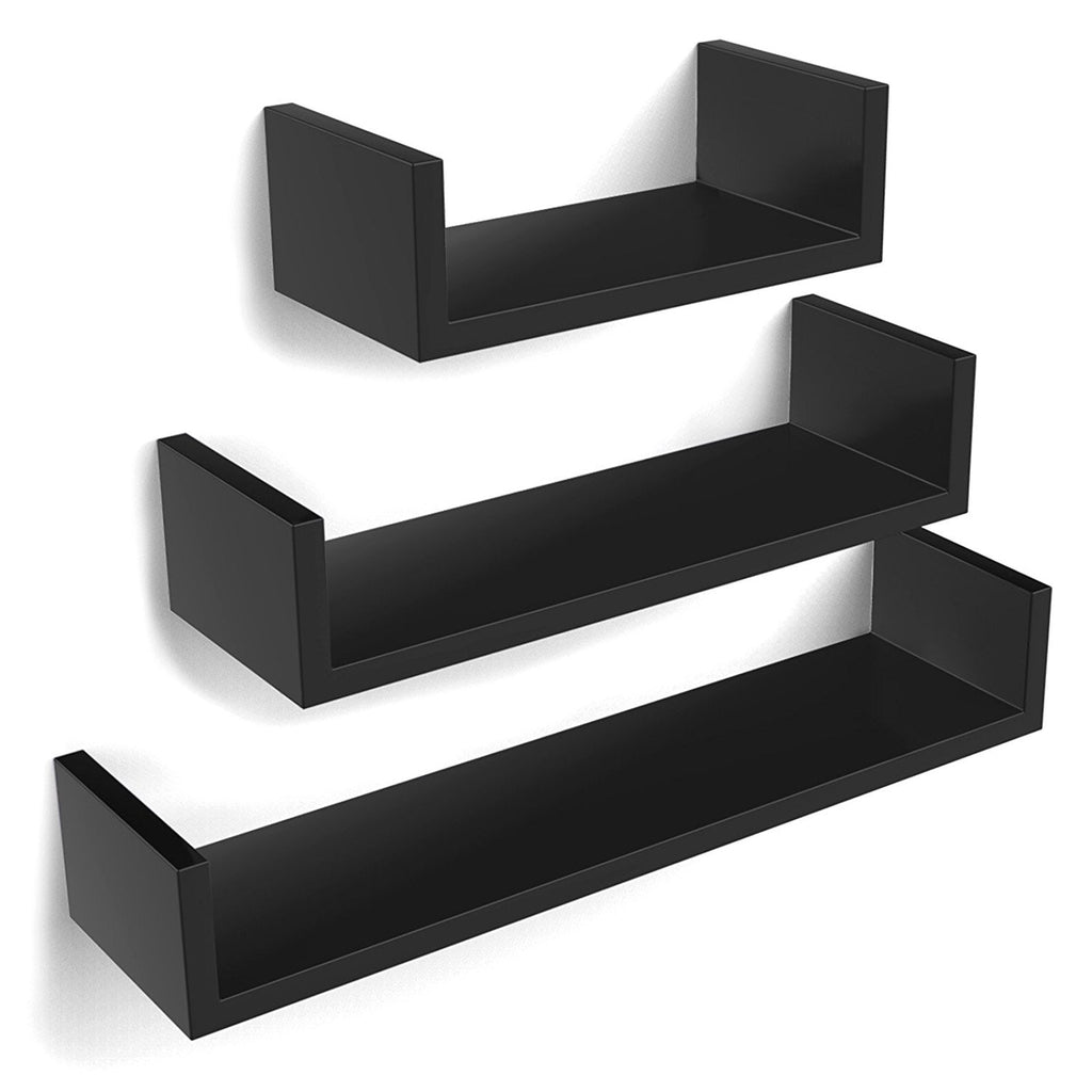 Set 3 rafturi, Wenge - MaxiBuy
