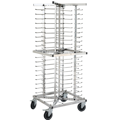 Cărucior Suport Farfurii dublu  1615x598x598 mm